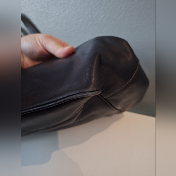 Vintage Coach Black Large Hampton Tote 5098 - Picture 10 of 13